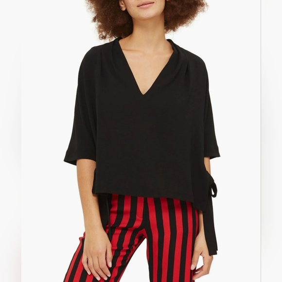 Topshop Tops - Topshop Side Tie Blouse